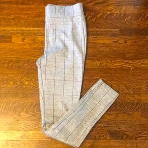 Loft Plaid Ponte Leggings Size XS